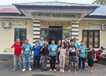 Kolaborasi Kuat, PAAP Mandolokang Bersama APH Lakukan Pengawasan Laut di Tagulandang