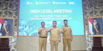 Foto: Wakil Bupati Tendris Bulahari menghadiri High Level Meeting. (Dok. Istimewa)
