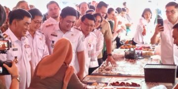 Gubernur Yulius Selvanus Imbau Semua Komponen Jaga Kestabilan Harga Pangan