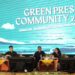 Foto: Melalui konferensi Green Press Community (GPC) 2026 di Hotel Sutan Raja, Minahasa Utara, Sulawesi Utara Sabtu (07/02/2026), Satya Bumi mengungkap data memilukan mengenai dampak lingkungan dan kesehatan yang menghantui warga setempat. (Dok. Istimewa)