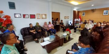 Pertemuan Senator Stafanus BAN Liow dengan jajaran ketahanan pangan Sulawesi Utara. (foto: dokumentasi Stefanus BAN Liow)