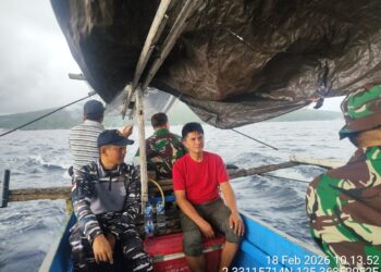 Cegah Ilegal Fishing, PAAP Mandolokang Bersama APH Awasi Laut di Tagulandang
