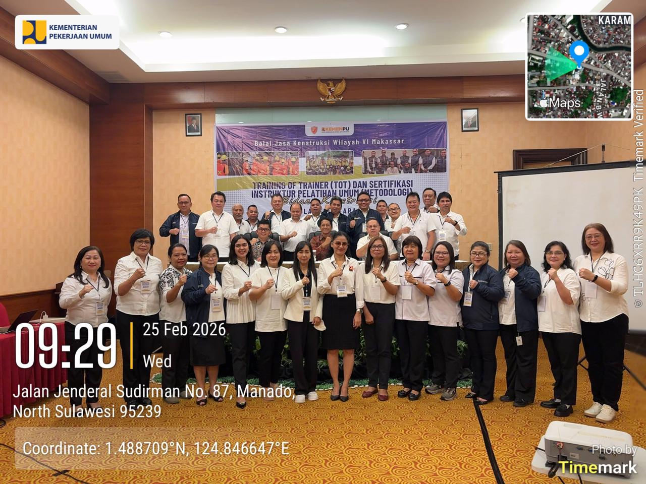 Dosen Teknik Sipil Polimdo yang mengikuti ToT. (foto : istimewa)