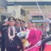 Kapolres Albert Zai Resmi Lepas Empat Anggota Purna Tugas