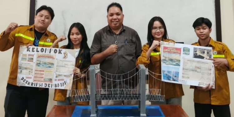 Inovasi Pembelajaran Polimdo: Dari Gambar ke Miniatur Jembatan