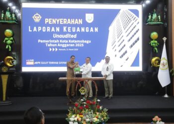 Komitmen Transparansi Diperkuat, Pemkot Kotamobagu Serahkan LKPD 2025 ke BPK Sulut