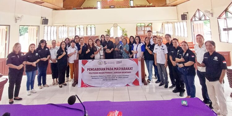 Pengabdian Kepada Masyarakat: Polimdo Tingkatkan UMKM GMIM Zebaoth melalui Manajemen dan  Akuntansi