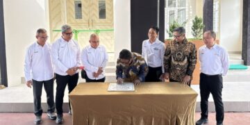 Melalui peresmian Masjid An-Nur, PLN UID Suluttenggo berharap dapat membangun ekosistem kerja yang lebih humanis dan religius. (foto: Humas PLN)