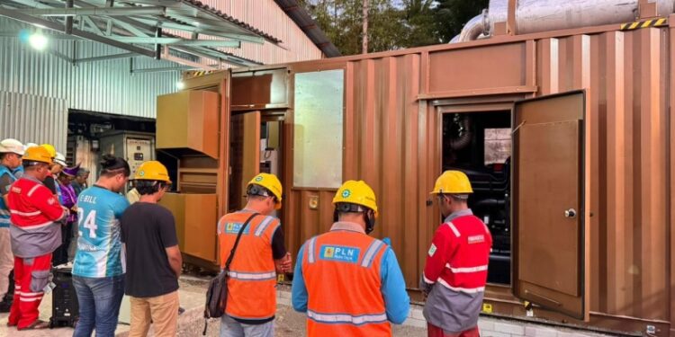 Tambahan daya listrik untuk Kabupaten Kepulauan Talaud, beranda Utara NKRI. (foto: Humas PLN)