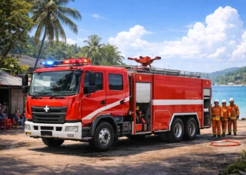 Foto ilustrasi mobil Damkar.