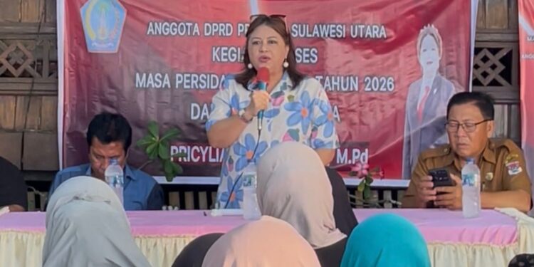 Menyerap Aspirasi dari Akar Rumput, Pricylia E Rondo Berikan Solusi Nyata bagi Masyarakat Sulut