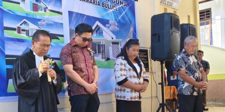 Doa bersama di Jemaat Samaria Bulude. (Foto: Ist)