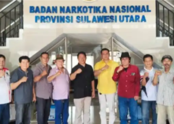 Jajaran Panitia Turnament Catur BNNP Sulut Cup Tahun 2026. (foto panpel)