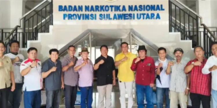 Jajaran Panitia Turnament Catur BNNP Sulut Cup Tahun 2026. (foto panpel)