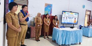 Foto: Bupati Kepulauan Sangihe Michael Thungari, membuka pelaksanaan Tes Kemampuan Akademik (TKA) jenjang Sekolah Menengah Pertama (SMP) di SMP Negeri 2 Tahuna, Senin, 6 April 2026.