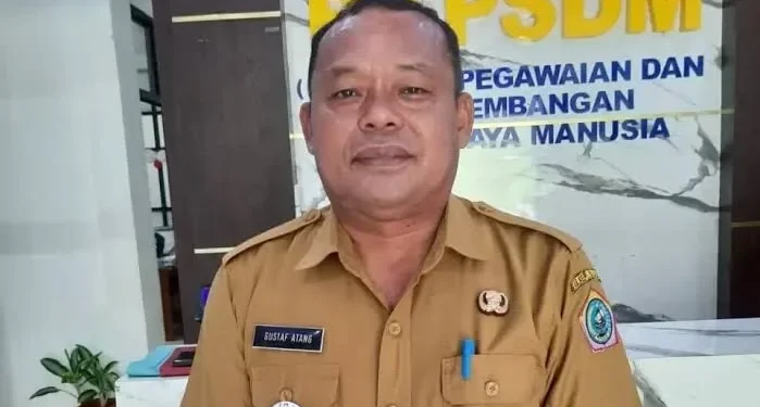Pelaksana Tugas Kepala BKPSDM Kabupaten Kepulauan Talaud Gustaf Atang.,