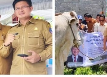 Semangat Berbagi dan Toleransi, PLT Setwan hadiri Penyaluran Hewan Kurban di Sulut