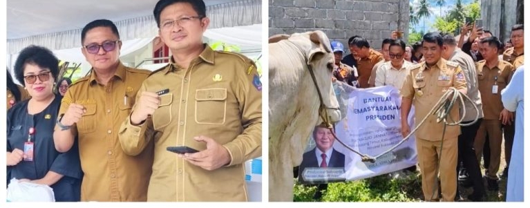Semangat Berbagi dan Toleransi, PLT Setwan hadiri Penyaluran Hewan Kurban di Sulut