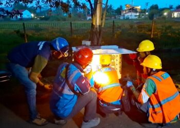 PLN Kawal pasokan energi listrik saat Presiden Prabowo mengunjungi Gorontalo. (foto: Humas PLN)