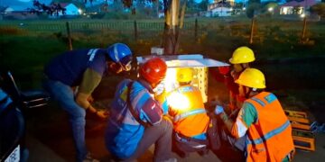 PLN Kawal pasokan energi listrik saat Presiden Prabowo mengunjungi Gorontalo. (foto: Humas PLN)