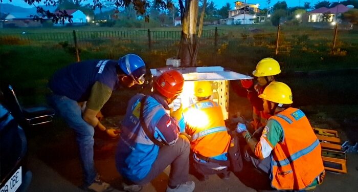 PLN Kawal pasokan energi listrik saat Presiden Prabowo mengunjungi Gorontalo. (foto: Humas PLN)