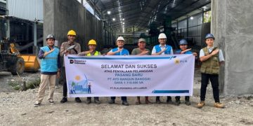 Pasang baru berskala besar untuk PT Ayo Bangun Banggai dengan daya listrik mencapai 1.110.000 Volt Ampere. (foto: Humas PLN)