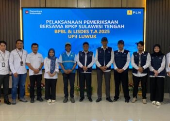 Pelaksanaan pemeriksaan bersama lapangan terhadap realisasi program Bantuan Pasang Baru Listrik. (foto: Humas PLN)