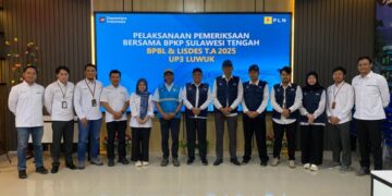 Pelaksanaan pemeriksaan bersama lapangan terhadap realisasi program Bantuan Pasang Baru Listrik. (foto: Humas PLN)