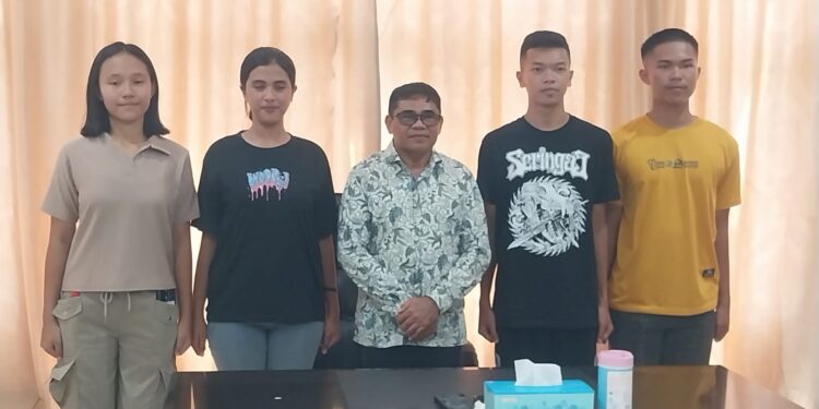 Plt Bupati Heronimus Makainas Dukung 4 Duta Paskibraka Sitaro Seleksi Tingkat Provinsi