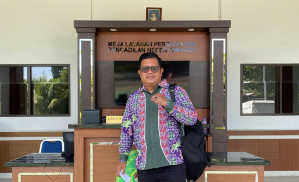 Supriyadi Pangellu pelapor dugaan mal-administrasi APBD Kotamobagu 2026. (foto: dok pribadi)