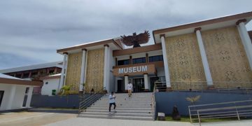 Wajah Museum Daerah Sulawesi Utara setelah bersolek lewat program revitalisasi total yang digawangi Pemerintah Provinsi Sulawesi Utara. (foto: Barta1)