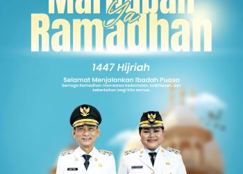 Bupati dan Wakil Bupati Kepulauan Talaud mengucapkan selamat menyambut bulan puasa.