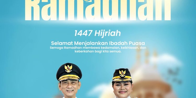 Bupati dan Wakil Bupati Kepulauan Talaud mengucapkan selamat menyambut bulan puasa.