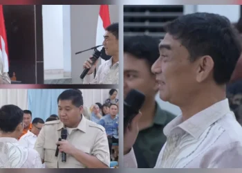 Menteri Perumahan dan Kawasan Permukiman (PKP), Maruarar Sirait, memberikan apresiasi khusus kepada Bupati Kepulauan Talaud, Welly Titah.