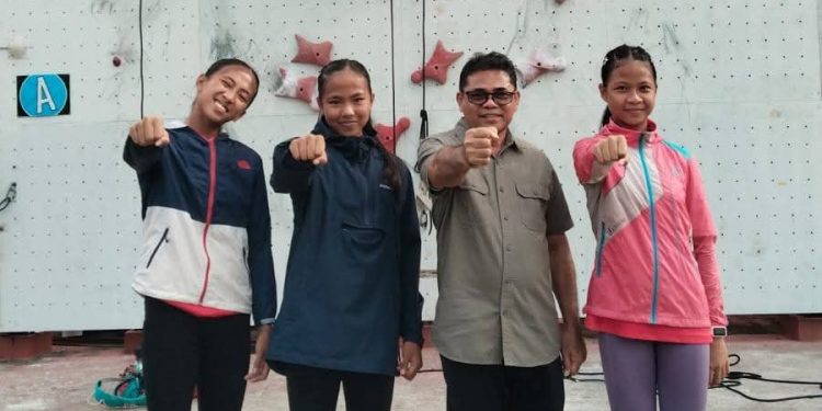 Tiga Atlet Panjat Tebing Sitaro Menatap Kejurnas Jakarta, Begini Pesan Plt Bupati