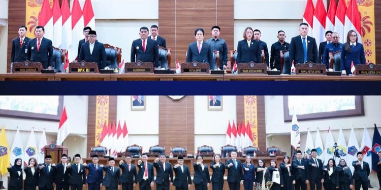 DPRD Sulut Apresiasi Prestasi Pemprov dalam Paripurna Penyerahan LHP BPK RI Tahun Anggaran 2025