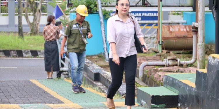 Jalan kaki salah satu clue untuk momentum 1 Hari Tanpa Kendaraan. (foto: Humas PLN)