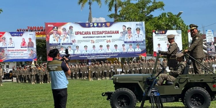 PLN mem-backup peringatan HUT 3 instansi di Provinsi Sulawesi Tengah yang berlangsung di Tolitoli. (foto: Humas PLN)