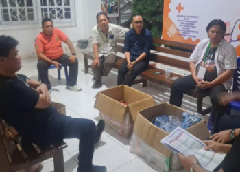 Pertemuan para-pihak saat pelaksanaan lomba Baca Mazmur seri B di Jemaat GMIM Betania Teling TIngkulu. (foto: istimewa)