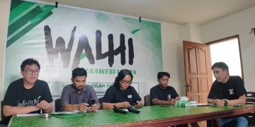 Perwakilan aliansi Pajakat dan para-pihak yang melakukan advokasi terhadap kasus lahan 3 desa di Likupang, Minahasa Utara. (foto: Barta1)