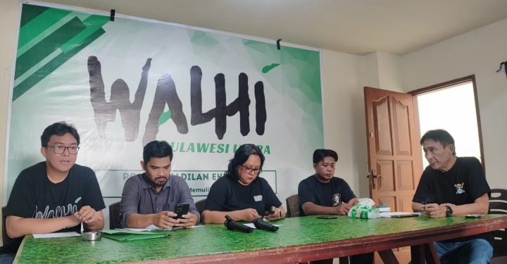 Perwakilan aliansi Pajakat dan para-pihak yang melakukan advokasi terhadap kasus lahan 3 desa di Likupang, Minahasa Utara. (foto: Barta1)