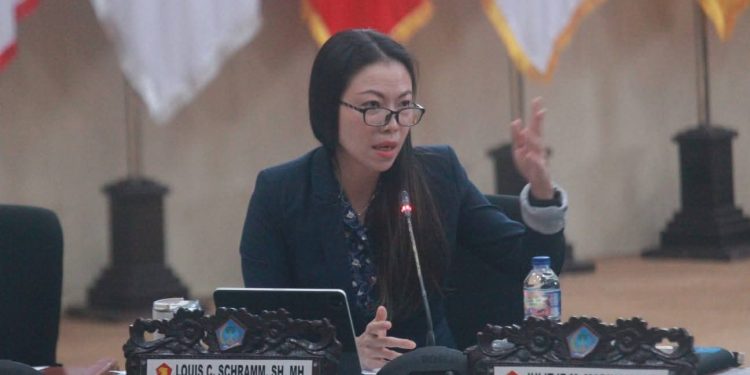 Cindy Wurangian Sentil  Capaian PAD Sulut Tahun Anggaran 2025 Terjadi Kontradiksi 