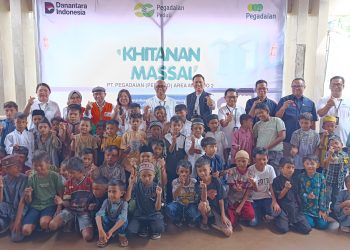 Pegadaian Area Manado 2 Gelar Khitanan Massal Gratis bagi 65 Anak di Bitung