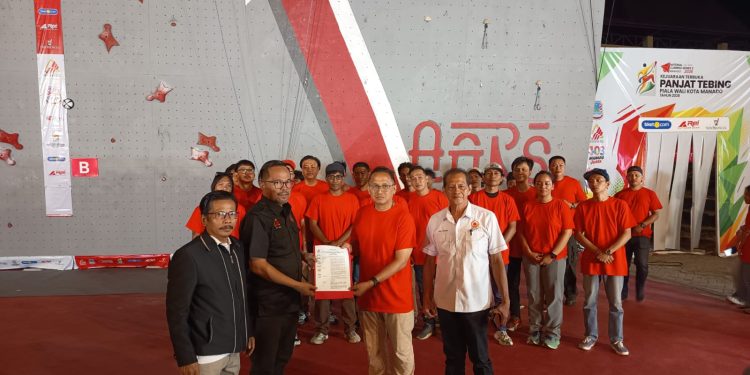 Pengurus FPTI Kota Manado Periode 2026–2030 Resmi Dilantik, Siap Tingkatkan Prestasi Panjat Tebing
