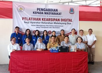 Polimdo Bekali Aparatur Kelurahan Malalayang Dua dengan Pelatihan Kearsipan Digital