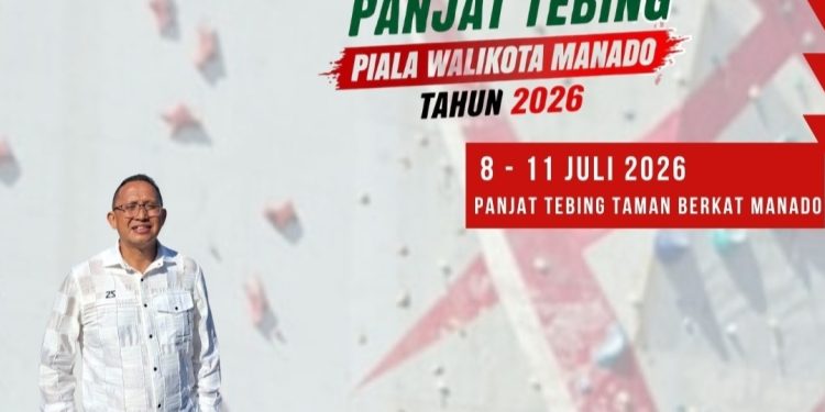 Kejuaraan Panjat Tebing Piala Walikota Manado 2026 Dimulai, Dr Donald Sambuaga: Ajang Pembinaan dan Lahirkan Juara
