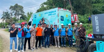 PLN mengawal pasokan listrik dalam kegiatan PIKI-Unskrit baru-baru. (foto: Humas PLN)