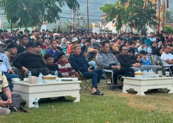 Suasana noreng Piala Dunia di Gorontalo. (foto: Humas PLN)