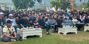 Suasana noreng Piala Dunia di Gorontalo. (foto: Humas PLN)