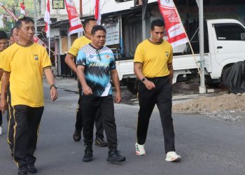 Sinergitas Pemkab dan Polres Sitaro di Perayaan Hari Kesatuan Gerak Bhayangkari ke-74